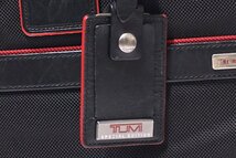 美品 TUMI トゥミ JAL機内限定販売 ブリーフケース 2室 PCケース 26806DRH バリスティックナイロン ブラック ビジネスバッグ 書類鞄_画像6