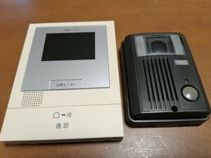 アイホン（AIPHONE）カラーテレビドアホン JC-DAとJE-1Mのセット 動作品 説明書付き