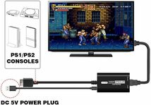 PS1/PS2 to HDMI コンバーター RGB-YPbPr スイッチ 1080P出力対応 アスペクト比16:9/4:3 プラ_画像6