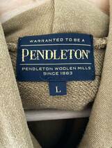 PENDLETON ペンドルトン　プルオーバーパーカー パーカー スウェット　メンズ　Lサイズ　キャンプ アウトドア the north face patagonia_画像6