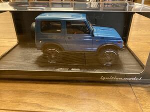 1/18 SUZUKI Jimny (JA11) Blue イグニッションモデル ignition model スズキ ジムニー ドレスアップデカール付属 ブルー