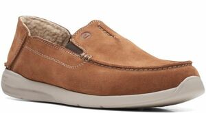 送料無料 Clarks 28cm 軽量 スニーカー スリッポン コーラブラウン ビジネス ドレス シューズ レザー ブーツ スーツ 限17