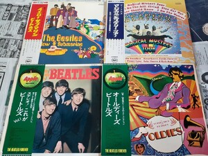 ビートルズ帯付LP19枚BOX1組+おまけLD付まとめて！THE BEATLESレコード!