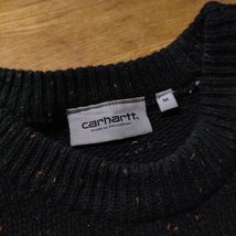 Carhartt Anglistic Sweater 定価17600円 ニット ブラック カーハート 3-1121T F93903_画像3