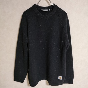 Carhartt Anglistic Sweater 定価17600円 ニット ブラック カーハート 3-1121T F93903