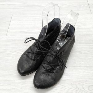 VITA NOVA ヴィタノーヴァ 日本製 デザインシューズ サイズ23.5cm シューズ・靴 ブラック 3-1214G 211847