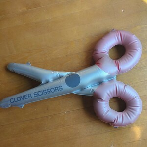 レトロ CLOVER SCISSORS クロバーハサミ 空ビ 空気ビニール　