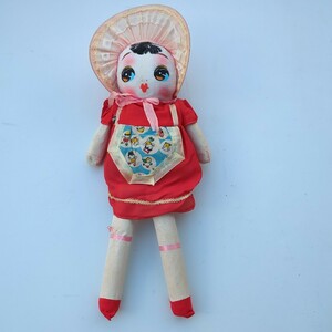 当時物 文化人形 抱き人形 ヘロヘロ人形 約50cm 鳴き笛入り