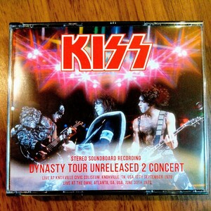 KISS 「Dynasty Tour Unreleased 2 Concert」 ポール・スタンレー キッス ジーン・シモンズ CD 