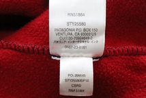 patagonia パタゴニア メンズ シンチラ スナップT プルオーバー フリースジャケット XS 紺 赤 25580_画像6
