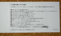 長島温泉 湯あみの島 入館券　ナガシマスパーランド 招待券 202４年 3月３１日迄　5枚まで　定型郵便送料無料_画像2