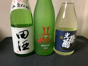 赤武　SNOW、田酒　特別純米山廃仕込、光栄菊　月影　720ml ３本セット