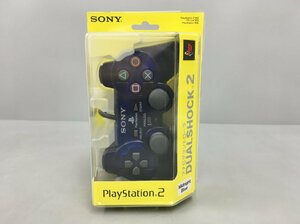 SONY PS2 アナログコントローラ DUALSHOCK2 SCPH-10010 ミッドナイトブルー 美品 2311LBS037