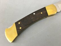 バックナイフ BUCK KNIVES フォールディングハンターナイフ 110 刃渡り： 95mm 全長： 220mm USA 収納ケース付 折りたたみ式 2312LR026_画像9