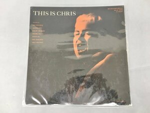 LPレコード THEIS IS CHRIS Chris Connor Bethlehem BCP 20 オリジナル盤 2312LO061