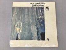 LPレコード Paul Desmond SUMMERTIME A & M STEREO SP 3015 2312LO046_画像1