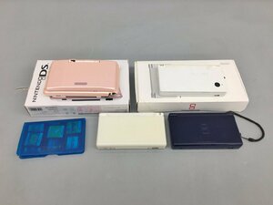 任天堂 Nintendo 携帯ゲームハードまとめ4台セット DS Lite DS i DS ソフト8本付き 現状品 ジャンク 2312LT088