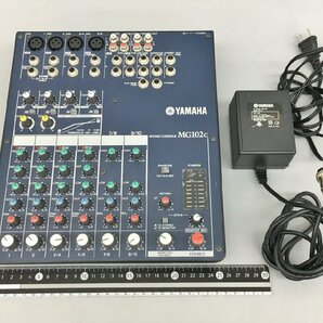 ヤマハ YAMAHA 10chミキサー ミキシングコンソール MIXING CONSOLE MG102C ジャンク 2312LR146の画像2