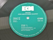 LPレコード John Abercrombie Quartet Arcade ECM1133 2312LO187_画像6