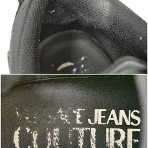 ヴェルサーチェジーンズクチュール VERSACE JEANS COUTURE メンズ EU44/29.3cm ブラック 72YA3SC4 ZP094 スニーカー 2312LR173の画像9