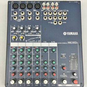 ヤマハ YAMAHA 10chミキサー ミキシングコンソール MIXING CONSOLE MG102C ジャンク 2312LR146の画像1