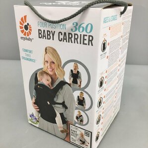 エルゴベビー ergobaby 抱っこ紐 FOUR POSITION 360 BABY CARRIER ベビーキャリア ピュアブラック ベビーウエストベルト付き 2312LS028の画像1