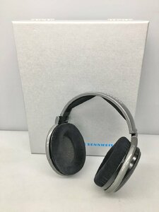 ヘッドホン HD-650 シルバー系 ダイナミック・オープンエア型 300Ω ゼンハイザー SENNHEISER 3.5mm変換アダプター 外箱付 2312LS200