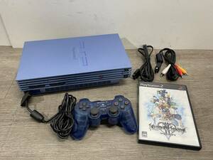 ☆ PS2 ☆ プレイステーション2 SCPH-390000 AQUA アクア 動作品 状態良好 本体 コントローラー ソフト Playstation2 SONY 7526