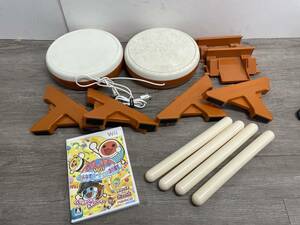 ☆ Wii ☆ 太鼓の達人 みんなでパーティ 3代目 他 まとめ売り 未チェック ジャンク タタコン 太鼓とバチ コントローラー 任天堂