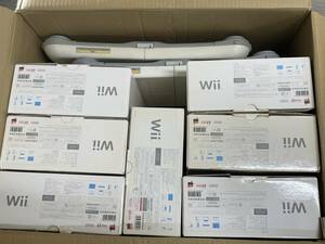 ☆ Wii ☆ Nintendo Wii 本体 まとめ売り 7台 未チェック ジャンク Wiiリモコンプラス シロ クロ Wiifit バランスボード 任天堂