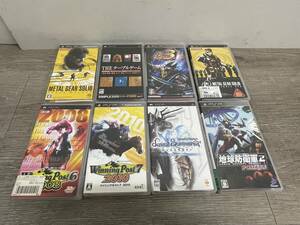 ☆ PSP ☆ ジュエルサモナー 他 まとめ売り プレイステーションポータブル ソフト 地球防衛軍2 ウイニングポスト メタルギアソリッド