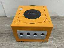 ☆ GC ☆ ゲームキューブ オレンジ 動作品 状態良好 本体 コントローラー アダプター ケーブル Nintendo GAMECUBE ニンテンドー 2274_画像4