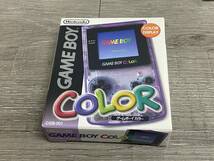 ☆ GB ☆ ゲームボーイカラー クリアパープル 動作品 状態良好 本体 箱 説明書 付属 Nintendo GAMEBOY COLOR 任天堂 8570_画像9