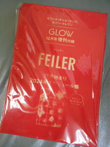 GLOW 付録 FEILER フェイラー 11月始まり 2024年スケジュール帳