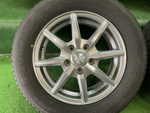 壱 2022年 バリ山 LAYCEA アルミホイール 15X6J PCD114.3 195/65R15 タイヤセット セレナ 34974 4X568_画像5