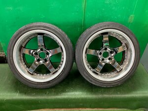 タナベ SSR プロフェッサー SP4-R 17X8J -22 215/45R17 2本セット 深リム アルミホイール 34948 2X595