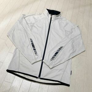 3751☆ DESCENTE デサント トップス ジャージ トラックトップス フルジップ メンズ O オフホワイト