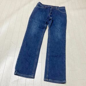 3748 ☆ ④ Wrangler Wrangler Bottoms Denim Jeans Jeepan Casual Men 32 ВМС Индиго