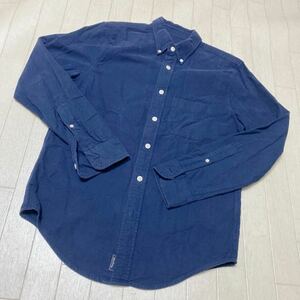 3751☆ Abercrombie&Fitch アバクロンビー&フィッチ トップス 長袖シャツ カジュアル メンズ S ネイビー