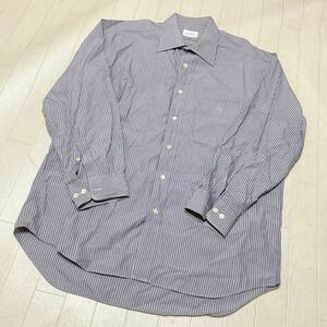 3752☆ Castelbajac カステルバジャック トップス シャツ ドレスシャツ メンズ 2L ブルーストライプ