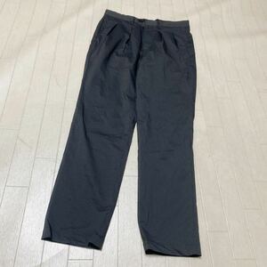 3748☆ UNITED ARROWS ユナイテットアローズ ボトムス パンツ スラックス カジュアル メンズ M ブラック グレー ストライプ