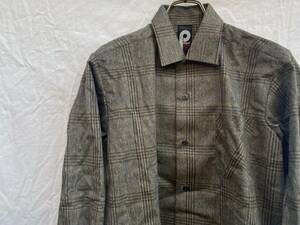 貴重 未着 ペンギン Penguin REFINED SPORTS SHIRT ボックス オープンカラー 純毛 シャツ JAPAN VINTAGE ジャパンヴィンテージ 50s60s70s