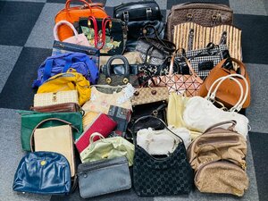 1円～★バッグ 大量おまとめ/GUCCI・Dunhill・4℃・Nina Ricci・ノーブランドなど レディースバッグ メンズバッグ★