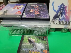 PS2 プレステ2 薄型 75000型 メンテナス品 WAX済 円周傷対策済 ソフト4本付