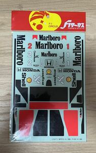 F-1 RC 1/10 マクラーレン　マルボロ　Marlboro　F1サーカス　デカール ステッカー