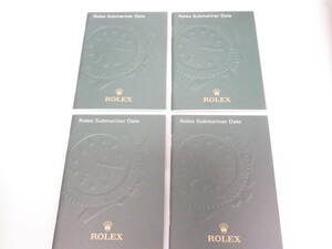 ROLEXロレックス サブマリーナデイト冊子 2011年 英語表記 4点 №1982