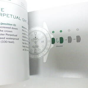 ROLEX ロレックス GMTマスター2 冊子 2016年 英語表記 4点 №2122の画像9