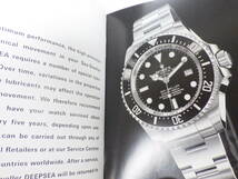 ROLEX ロレックス ディープシー 冊子 2009年 英語 4点 №2131_画像9