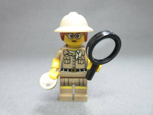 LEGO★47 正規品 考古学者 ミニフィグシリーズ13 同梱可 レゴ minifigures series ミニフィギュア シリーズ 71008 探検 発掘 アンモナイト