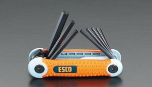 ESCO 1.5-8.0mm/８本組 [Hexagon] キーレンチ (折込式) EA573EH